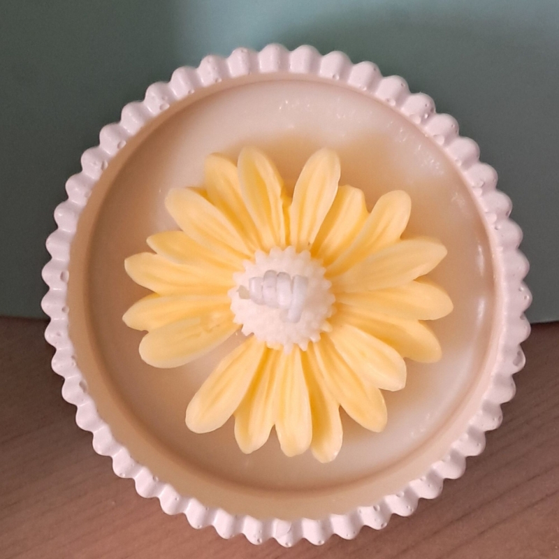 Bakje Daisy (Wit / Geel )